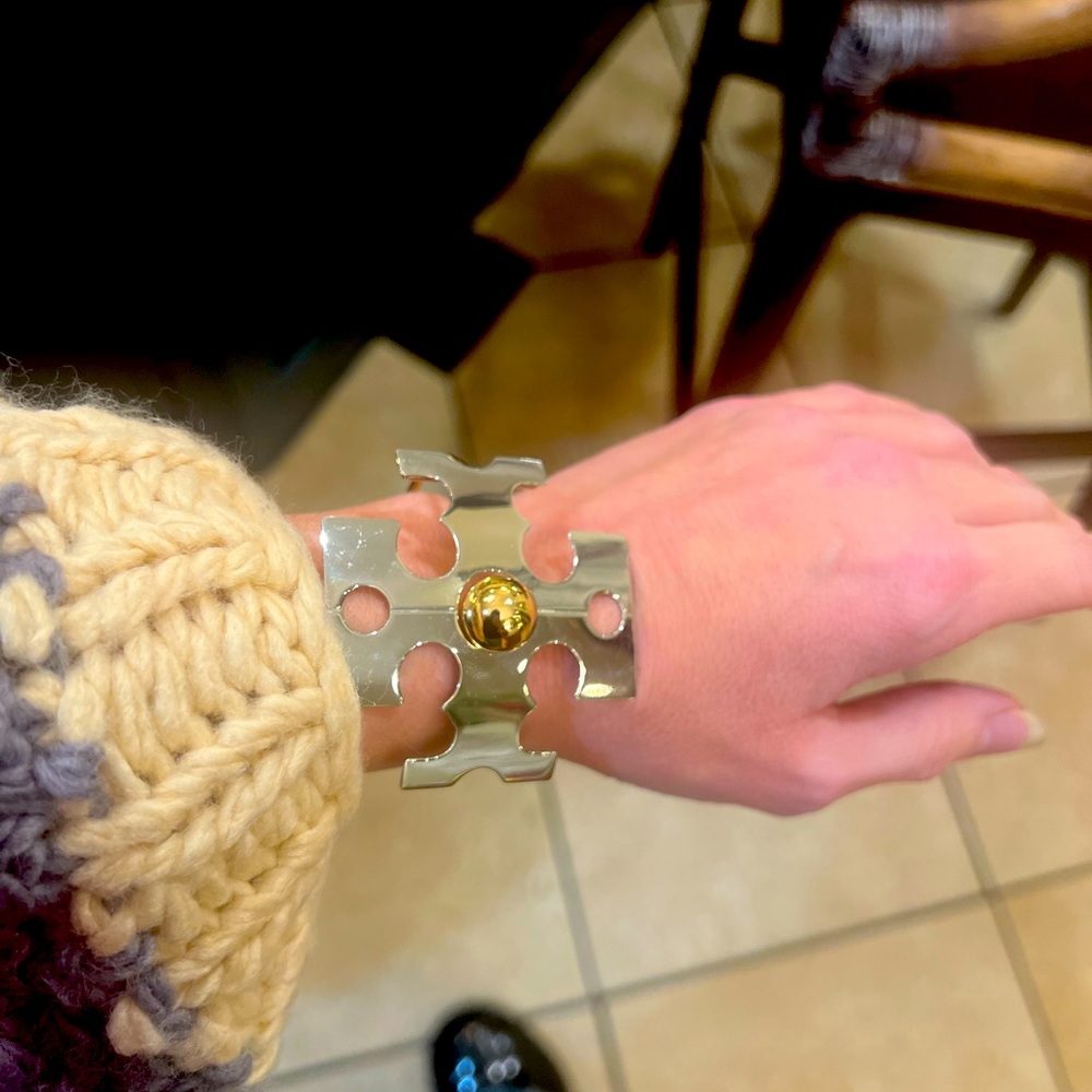 Tory Burch logo bracelet